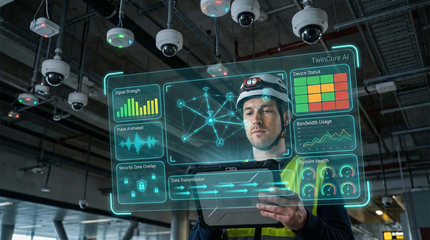IoT sensor network with real-time data streams